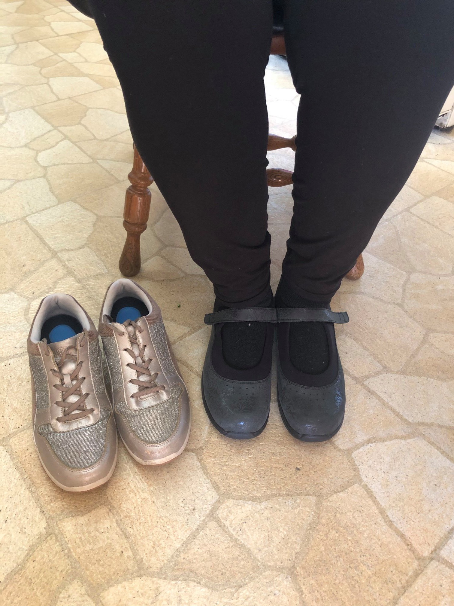 Patricia Wearing Her Drew's