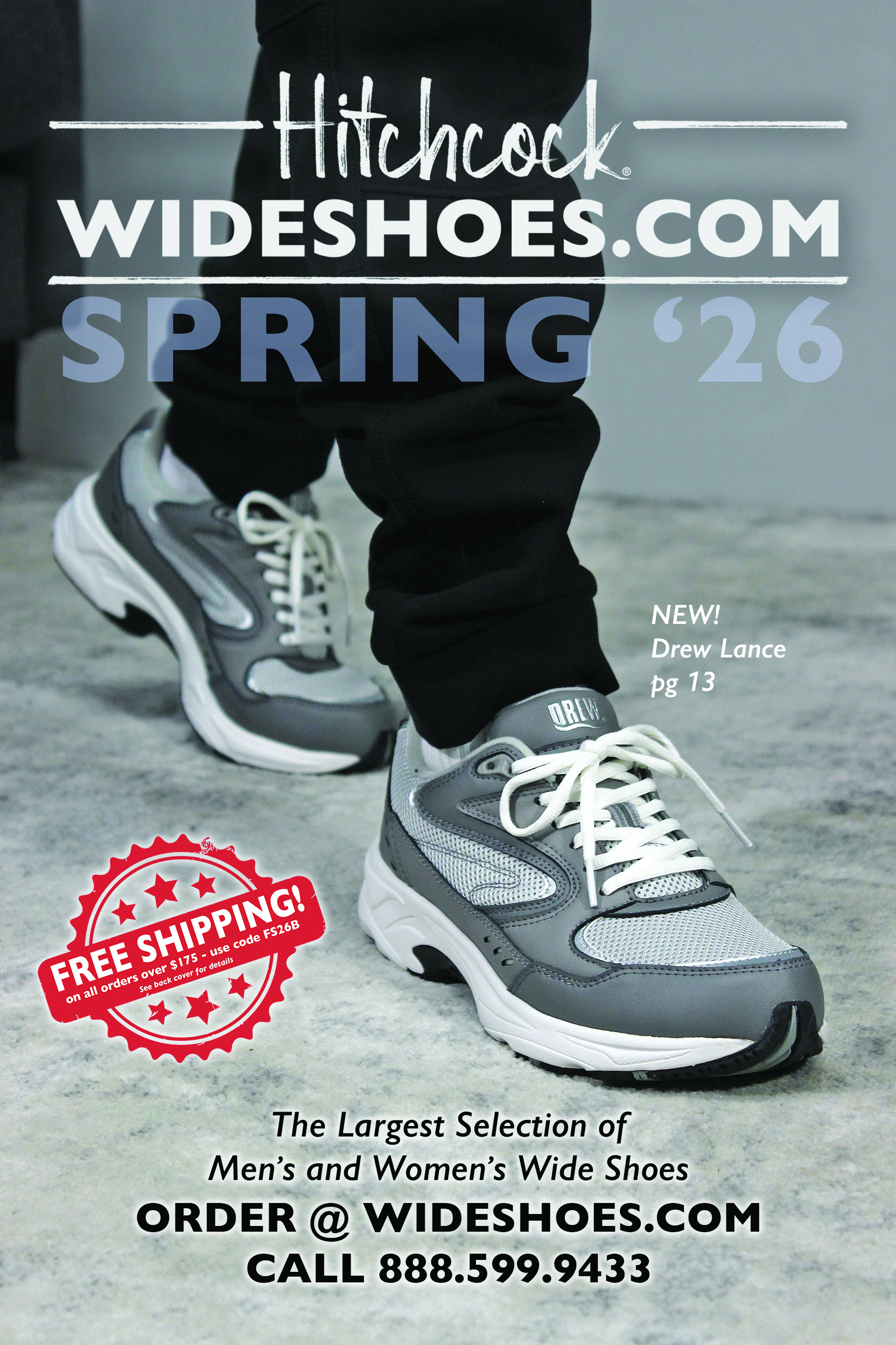 Hitchcock wide shoes Winter catalog download for spring 2026