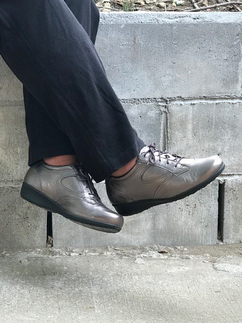 Jo wearing Prague Shoes by Drew