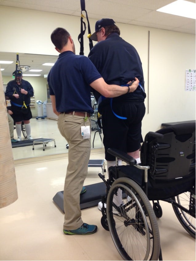 Jeff in Physical Therapy