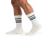 MEN'S VINTAGE STRIPE CREW SOCK WHITE Gallery5