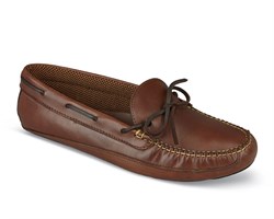 Hitchcock Wide Shoes For Men Sz 12(5E) Brown Casual Moc/Slipper Leather Loafers 5e Hitchcock Shoes | Wideshoes.com | Hitchcock Wide Shoes main image 2