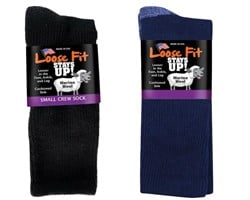 EXTRA WIDE LOOSE FIT MERINO WOOL CREW SOCK