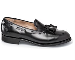 Hitchcock Wide Shoes For Men Tassel Dress Shoes Black Size 11.5 Hitchcock Tassel Loafer Mens Black Extra Extra Wide 6E  main image 2