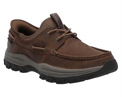 skechers wide fit dress shoes Skechers USA Slip-Ins: Arch Fit-Crosser-Ruger 11 Men's Taupe main image 1