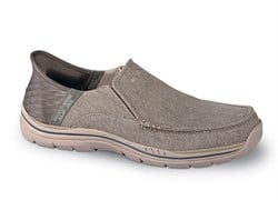 【WOOHWA】MODISH WIDE SL Skechers GOwalk Flex Arch Fit Vegan Washable Slide Sandals