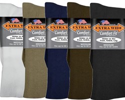 EXTRA WIDE DRESS SOCK