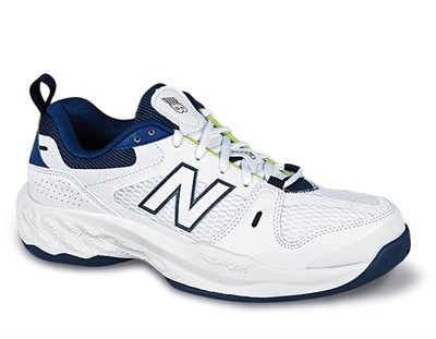 White/Navy 1007WT Tennis Shoe