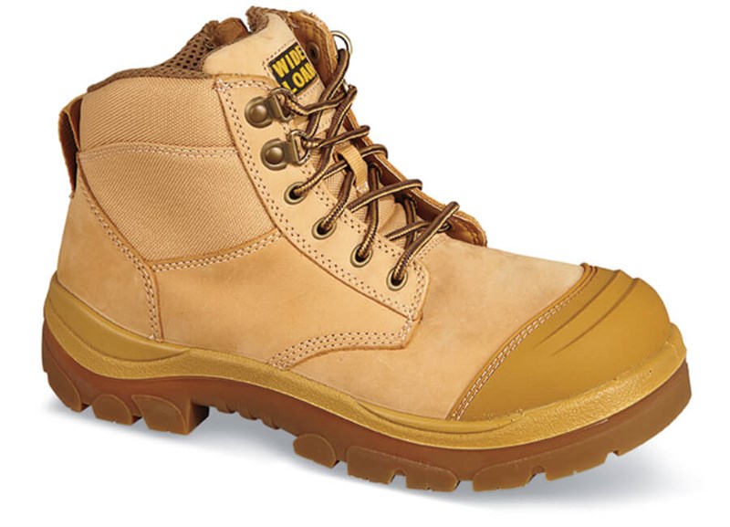 6 SOFT TOE LACE/ZIP WORK BOOT WIDE LOAD - Main